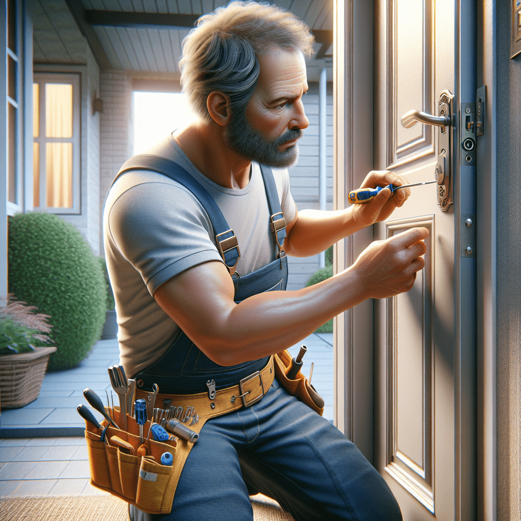 Can a locksmith open a locked house door