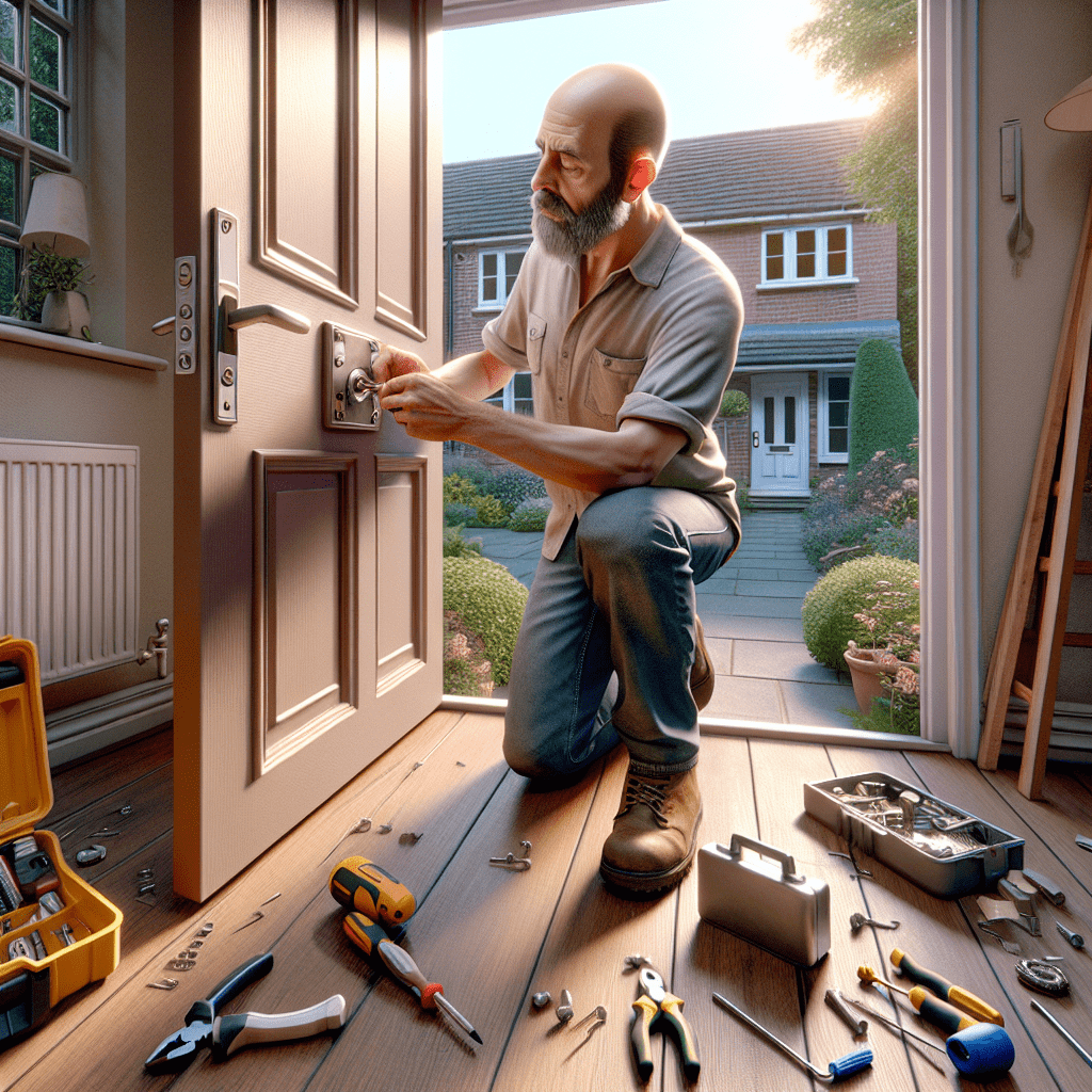 Can a locksmith open a stuck door